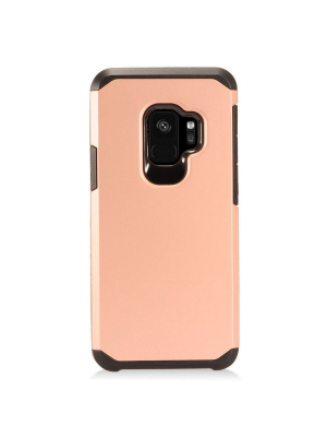 Insten Dual Layer [shock Absorbing] Hybrid Hard Snap-in Case Cover For Samsung Galaxy S9 By Eagle