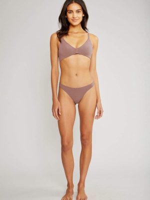 Eberjey Pima Goddess E/day Thong Hazelnut