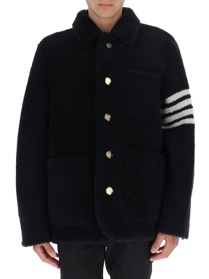 Thom Browne 4-bar Buttoned Jacket