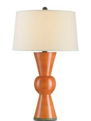 Upbeat Table Lamp In Orange