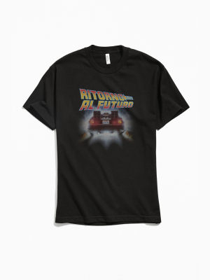 Back To The Future Italian Tee