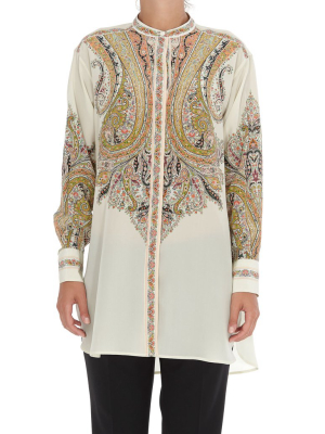 Etro Paisley Patterned Long Shirt