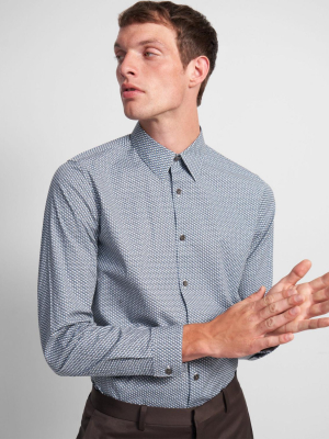 Irving Shirt In Printed Cotton