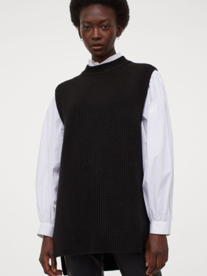 Rib-knit Sweater Vest