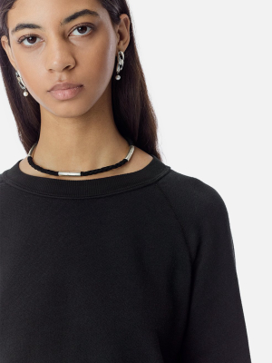 John Elliott X M.a.r.s Suede Choker / Black X Silver