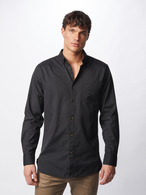 7 Foot Ls Oxford Shirt Black