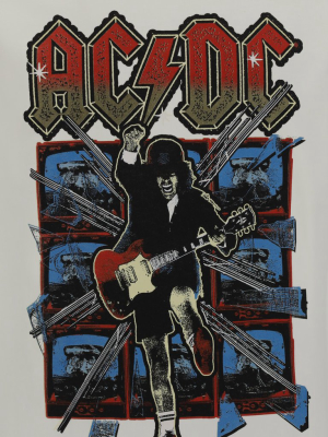 Ih Nom Uh Nit Acdc Print T-shirt