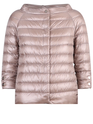 Herno Cropped Sleeve Down Jacket