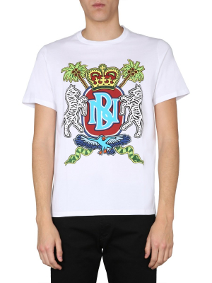 Neil Barrett Coat Of Arms Graphic Print T-shirt