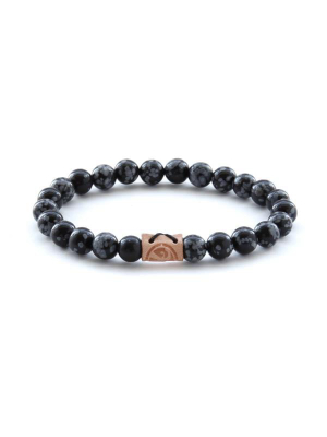 Round Stone Bracelet  - Midnight