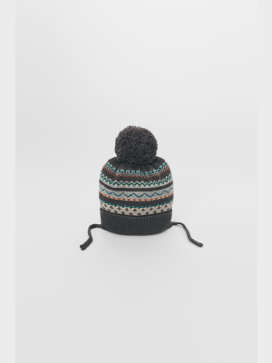 Jacquard Knit Hat