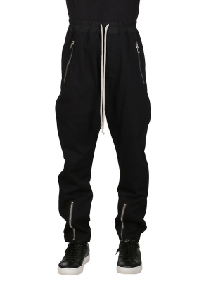 Rick Owens Zip Detail Drawstring Track Pants