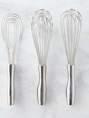 Williams Sonoma Signature Stainless Steel Whisks, Set Of 3