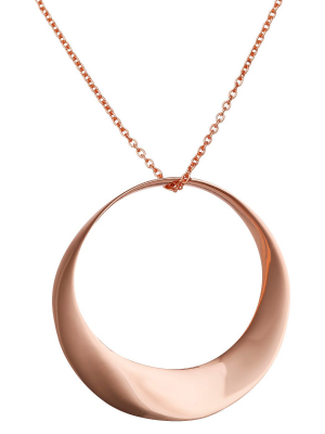 31mm Open Circle Pendant (18")