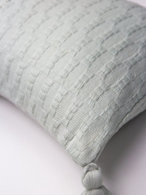 Backordered - Antigua Pillow - Grey Solid