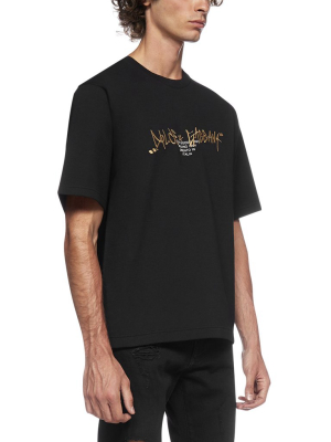 Dolce & Gabbana Logo Embroidered Crewneck T-shirt