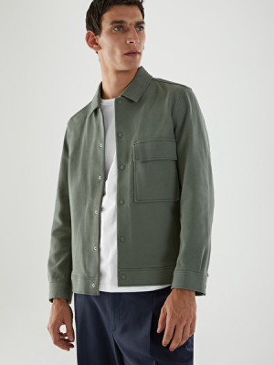 Cotton-twill Shirt Jacket