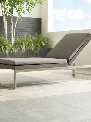 Dune Taupe Chaise Lounge With Sunbrella ® Cushion