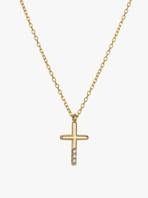 Diamond Cross Necklace