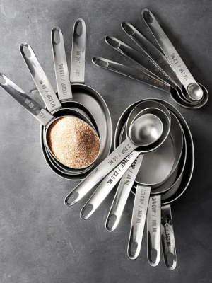 Williams Sonoma Stainless-steel Nesting Measuring Cups & Spoons Sets