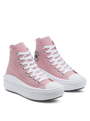 Converse Move Platform High-top Sneakers In Pink