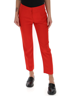 Alexander Mcqueen Cigarette Cropped Trousers