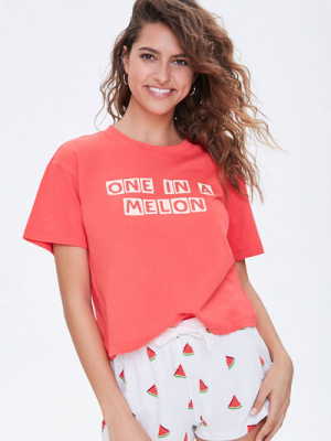 Watermelon Graphic Pajama Set