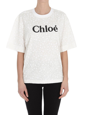 Chloé Logo Printed T-shirt