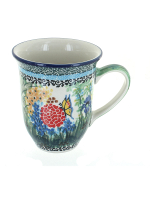 Blue Rose Polish Pottery Teresa Large Coffee Mug