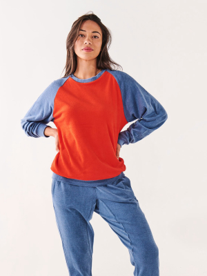 Tomato Blues Terry Adult Sweater