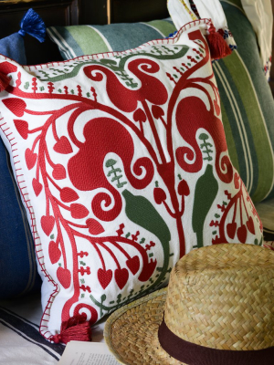 Transylvanian Suzani Pillow