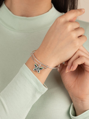 Queen Alexandra's Birdwing Butterfly Charm Bangle