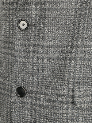 Lanvin Check Pattern Coat