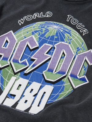 Girls Ac/dc 1980 Tour Tee