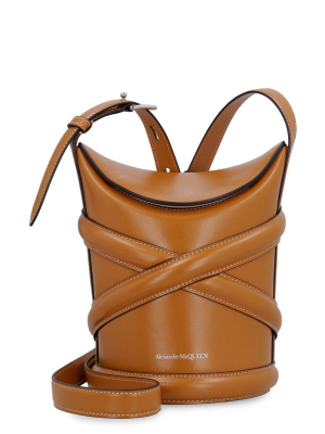 Alexander Mcqueen Curve Small Bucket Bag