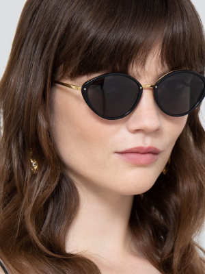 Lucy Cat Eye Sunglasses In Tortoiseshell