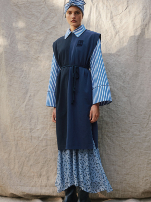 Jiri Two-tone Cotton Dress