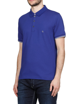 Fay Logo Embroidered Polo Shirt