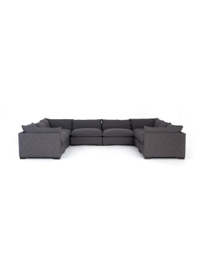 Westwood 8 Piece Sectional In Bennett Charcoal