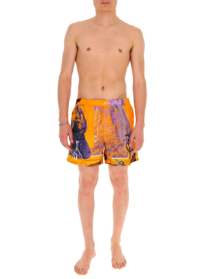 Valentino Printed Swim Shorts