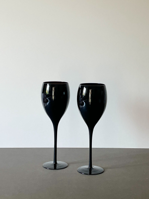 Long Stem Wine Glasses