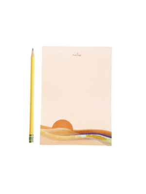 Pink Sunset Notepad