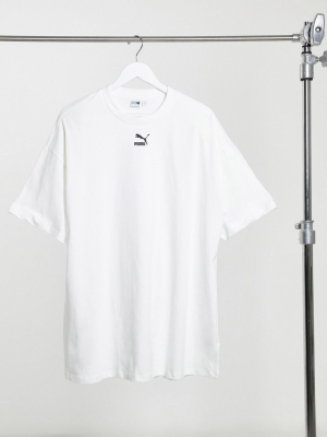 Puma T-shirt Dress In White