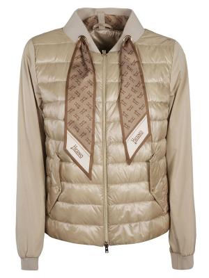 Herno Scarf Detail Padded Jacket