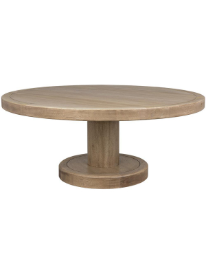 Noir Milena Washed Walnut Coffee Table