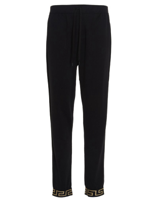 Versace Greca Detailed Drawstring Track Pants