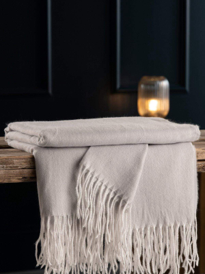 Pearl Grey Throw