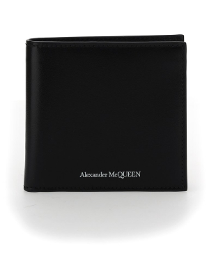 Alexander Mcqueen Logo Billfold Wallet