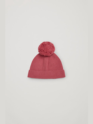 Pom Pom Cashmere Hat