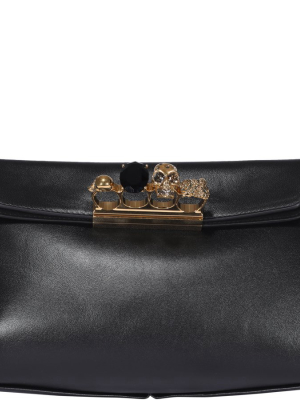 Alexander Mcqueen Skull Jewelled Pouch